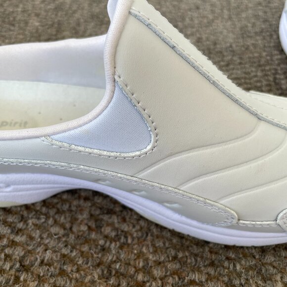 Women's EASY SPIRIT Traveltime Mule White 9.5M - Picture 6 of 10